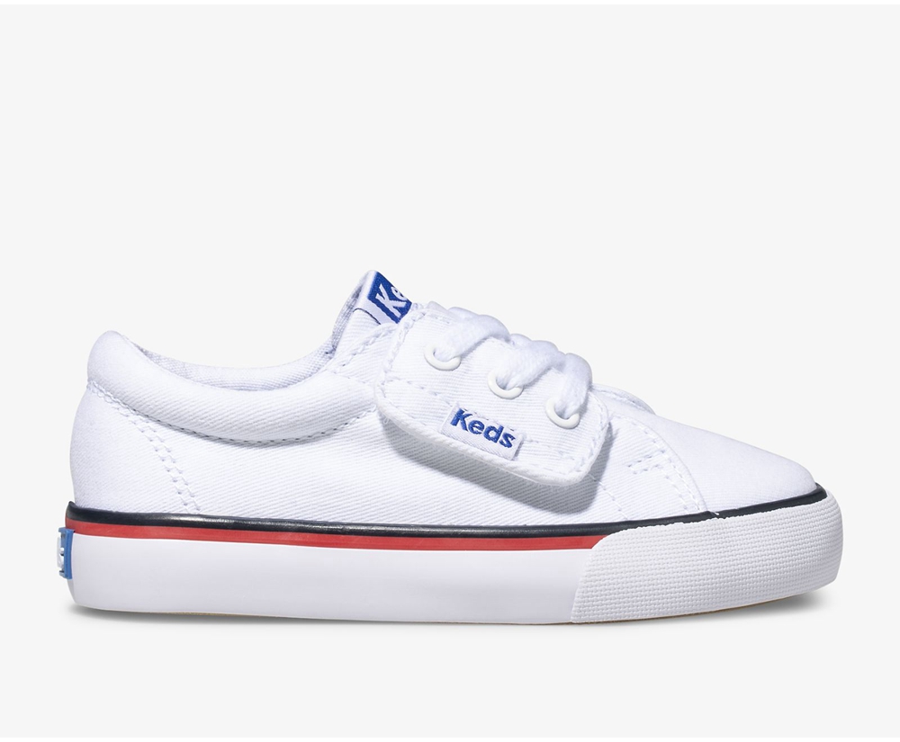 Tenis Keds Niña Blancos - Jump Kick Jr. Lona - 3129-QYDXA